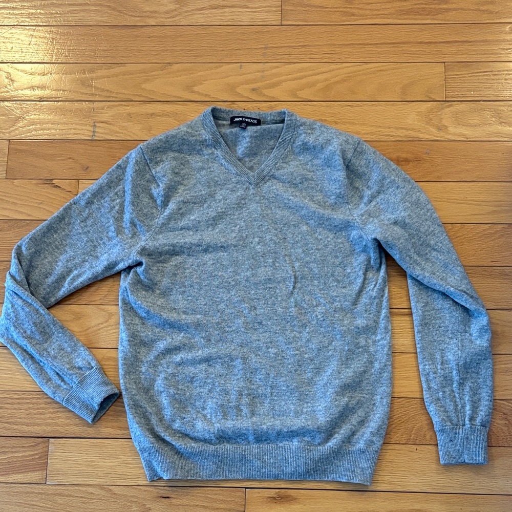 Gray Cashmere Sweater